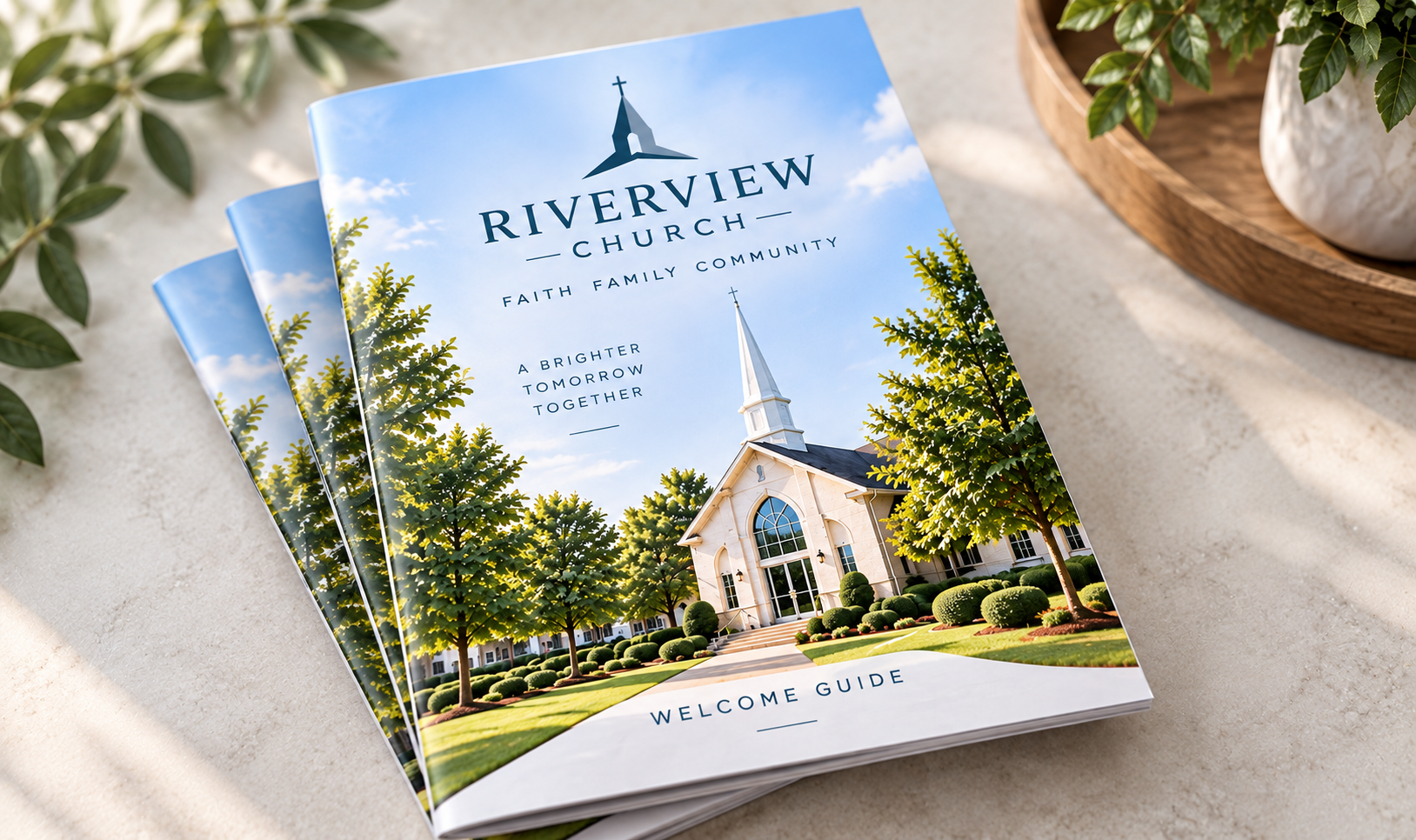Custom church booklets printed by U.S. Press