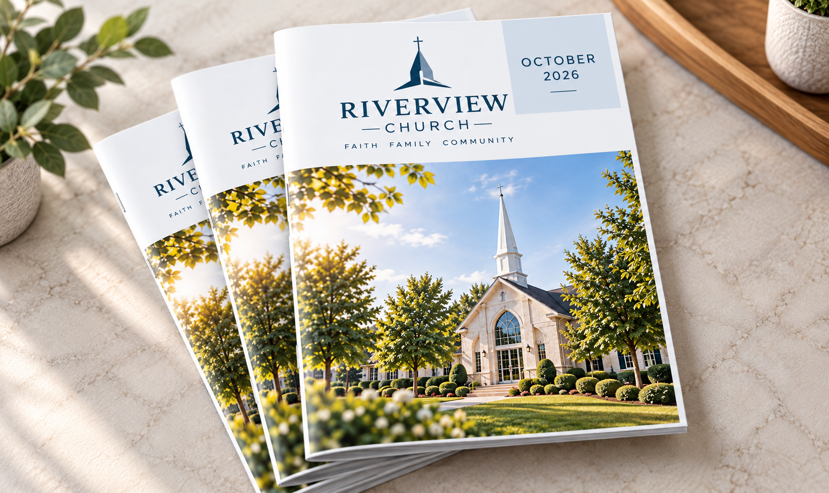 Custom church newsletters printed by U.S. Press