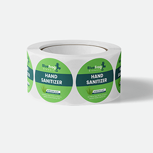 Custom printed roll labels