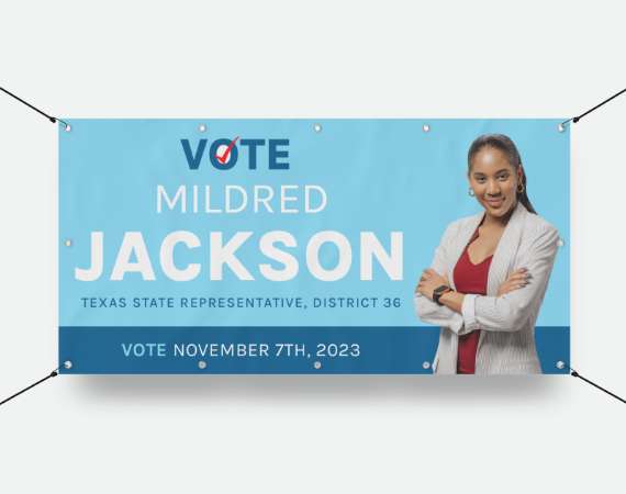 Custom Political Banners and Campaign Materials