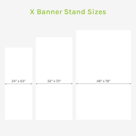 Adjustable Large Graphic Poster Stands (for 24 Wide Signs)