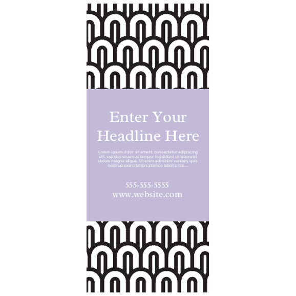 Retractable Banner 29 - 33" x 78"