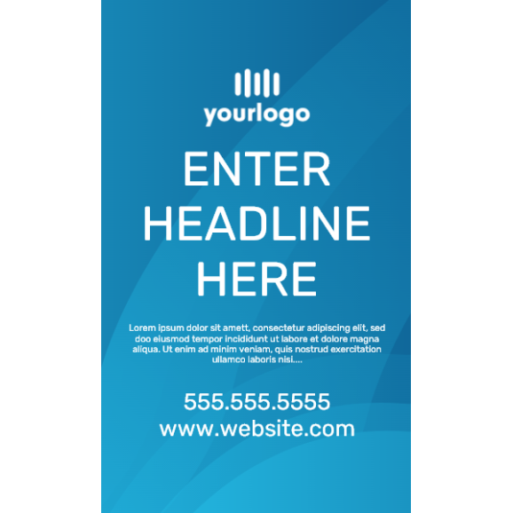 Retractable Banner 07 - 47" x 78"