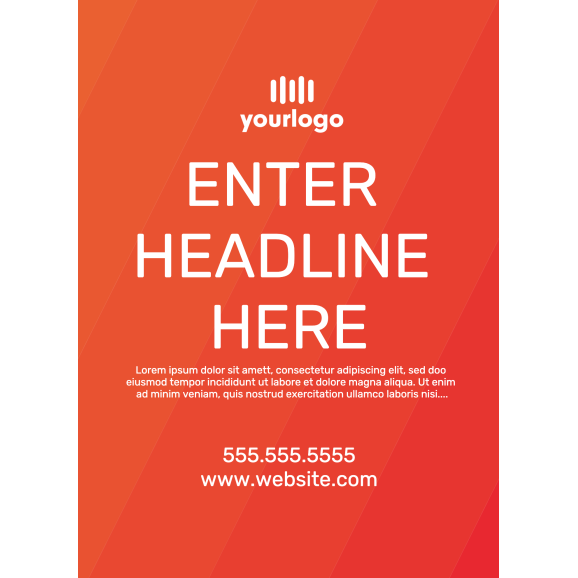 Retractable Banner 19 - 57" x 78"
