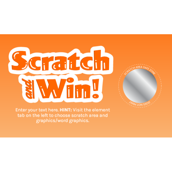 Scratch Off Card 03 - 5" x 3"
