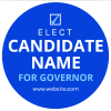 Political Sticker 16 - 3"