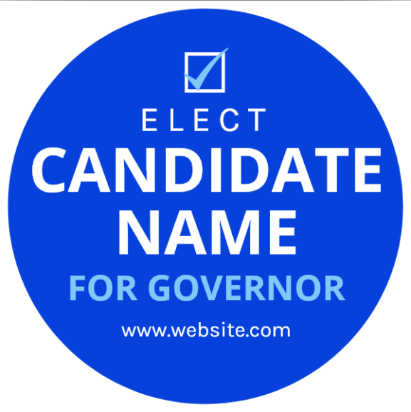 Political Sticker 16 - 3"