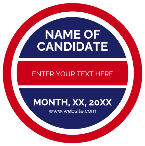 Political Sticker 20 - 3"