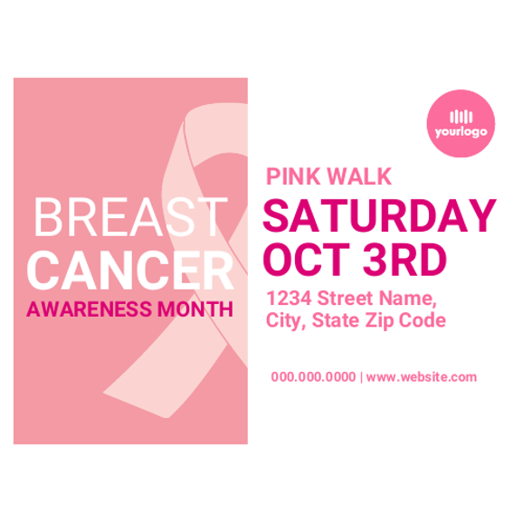 Breast Cancer Awareness - 24" x 18"