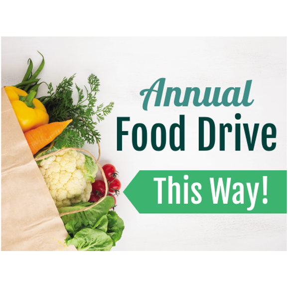 Food Drive - 24" x 18"