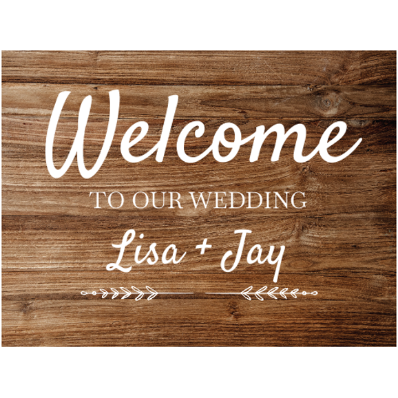 Rustic Wedding - 24" x 18"
