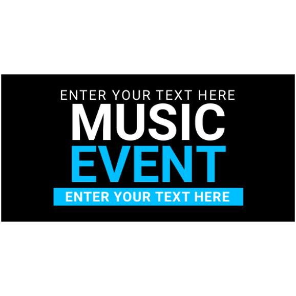 Music Event - 24" x 12"