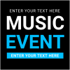 Music Event - 24" x 24"