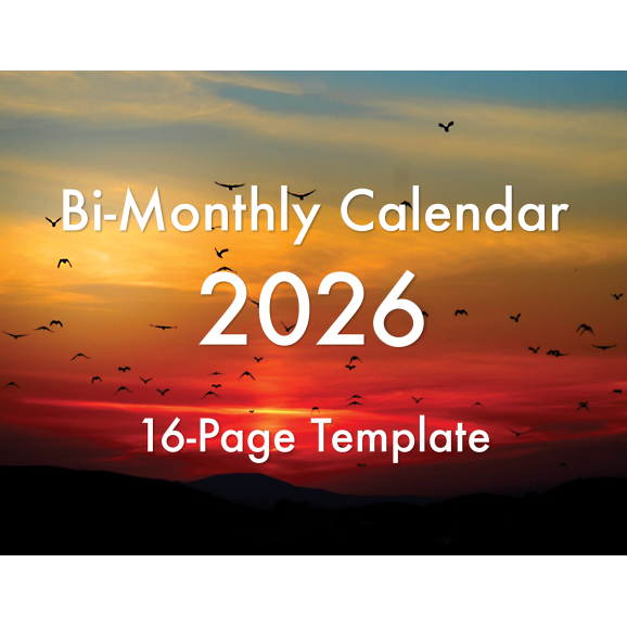 2026 Bi-Monthly Wall Calendar