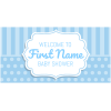 Boy Baby Shower - 24" x 12"