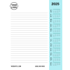 Tear Off Calendar 8.5" x 11" - 2026