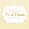 Gender Neutral Baby Shower - 24" x 24"