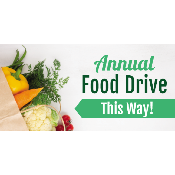 Food Drive - 24" x 12"