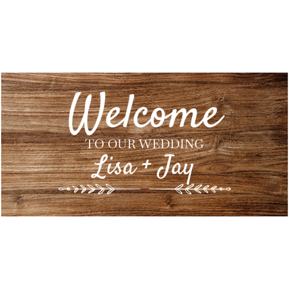 Rustic Wedding - 24" x 12"