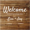 Rustic Wedding - 24" x 24"