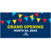 Grand Opening - 24" x 12"