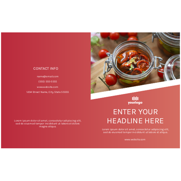 Brochure 11 - 11" 17" Half Fold