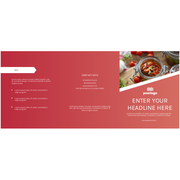 Brochure 11 -25.5" x 11"
