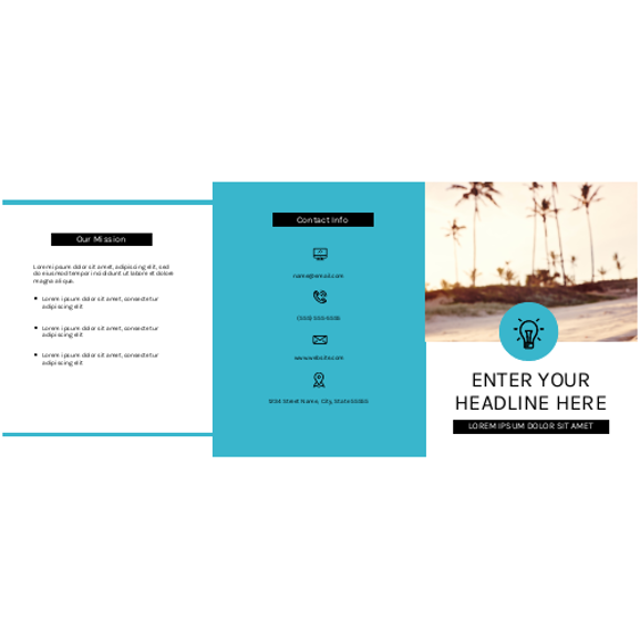Brochure 18 - 25.5" x 11"
