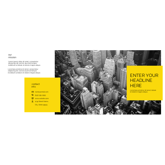 Brochure 19 - 25.5" x 11"