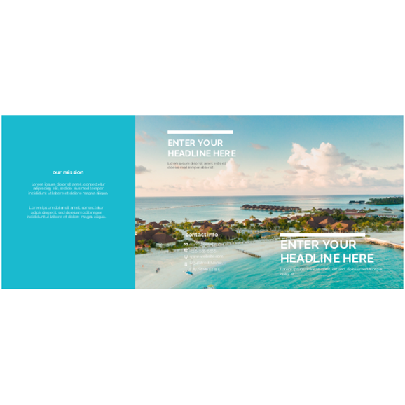 Brochure 21 - 25.5" x 11"