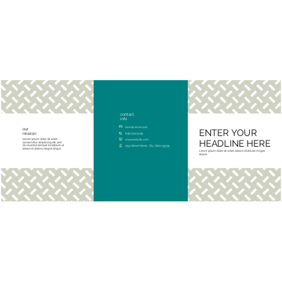Brochure 24 -25.5" x 11"