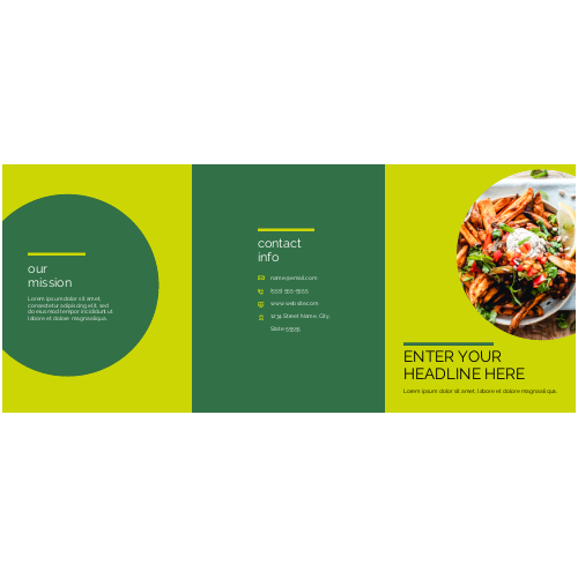 Brochure 25 - 25.5" x 11"