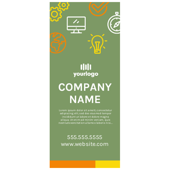 Retractable Banner 04 - 33" x 78"