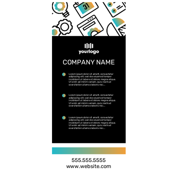 Retractable Banner 05 - 33" x 78"