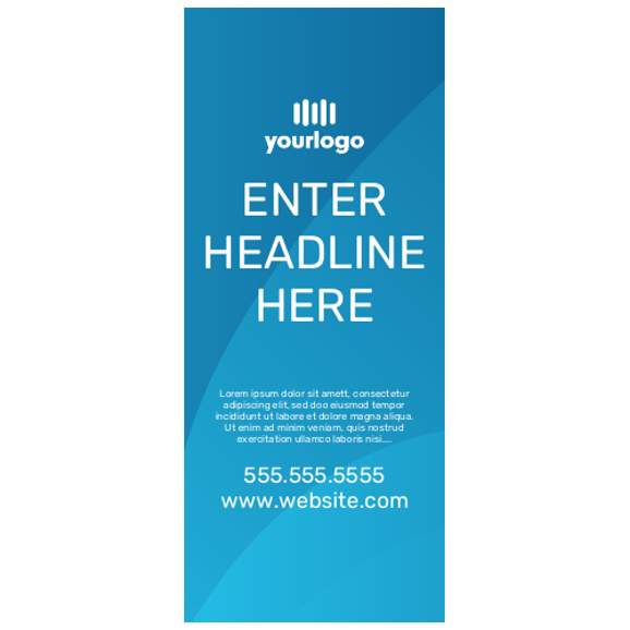 Retractable Banner 07 - 33" x 78"