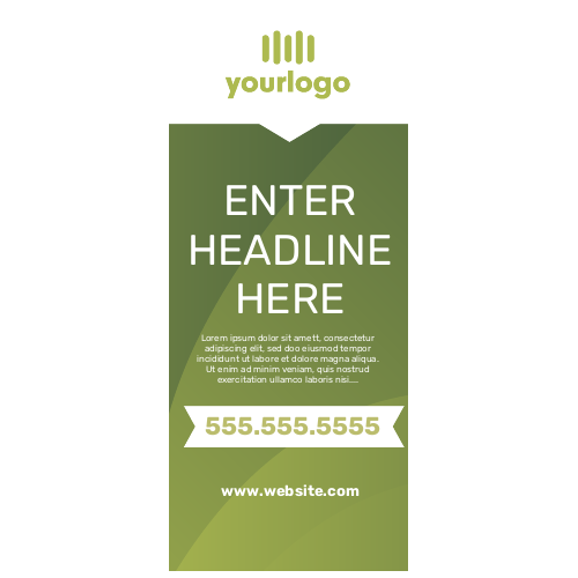 Retractable Banner 08 - 33" x 78"