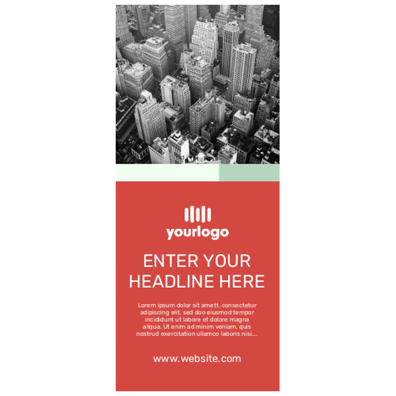 Retractable Banner 11 - 33" x 78"