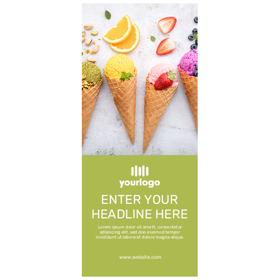 Retractable Banner 13 - 33" x 78"