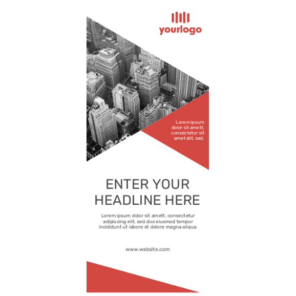 Retractable Banner 18 - 33" x 78"