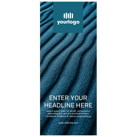 Retractable Banner 22 - 33" x 78"