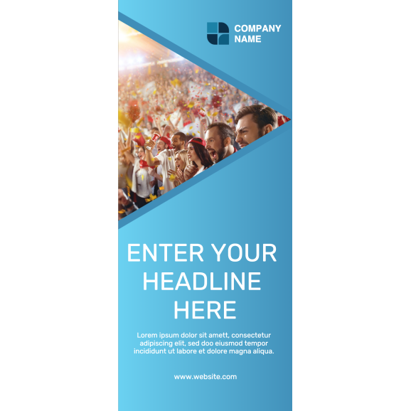 Retractable Banner 25 - 33" x 78"